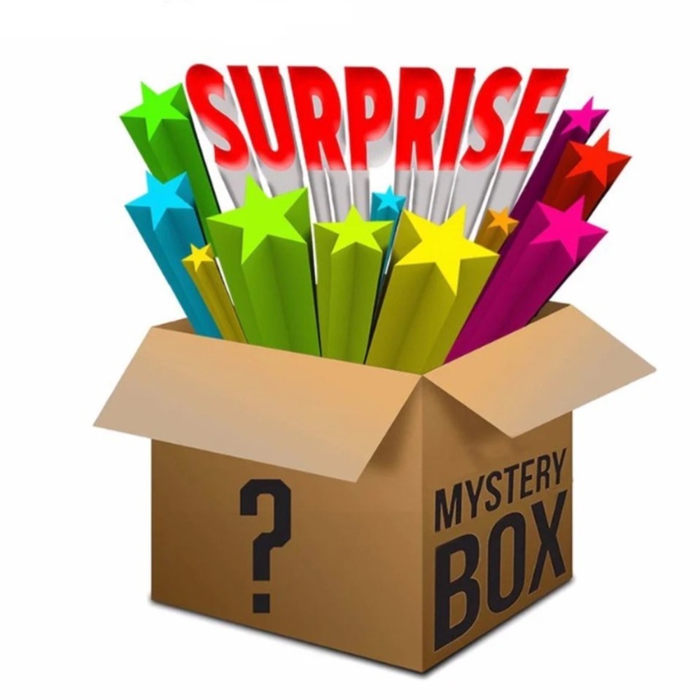 Mystery box will contain 5-10 pieces of all kinds and styles‎ for size medium